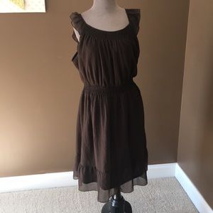 XL Old Navy brown dress